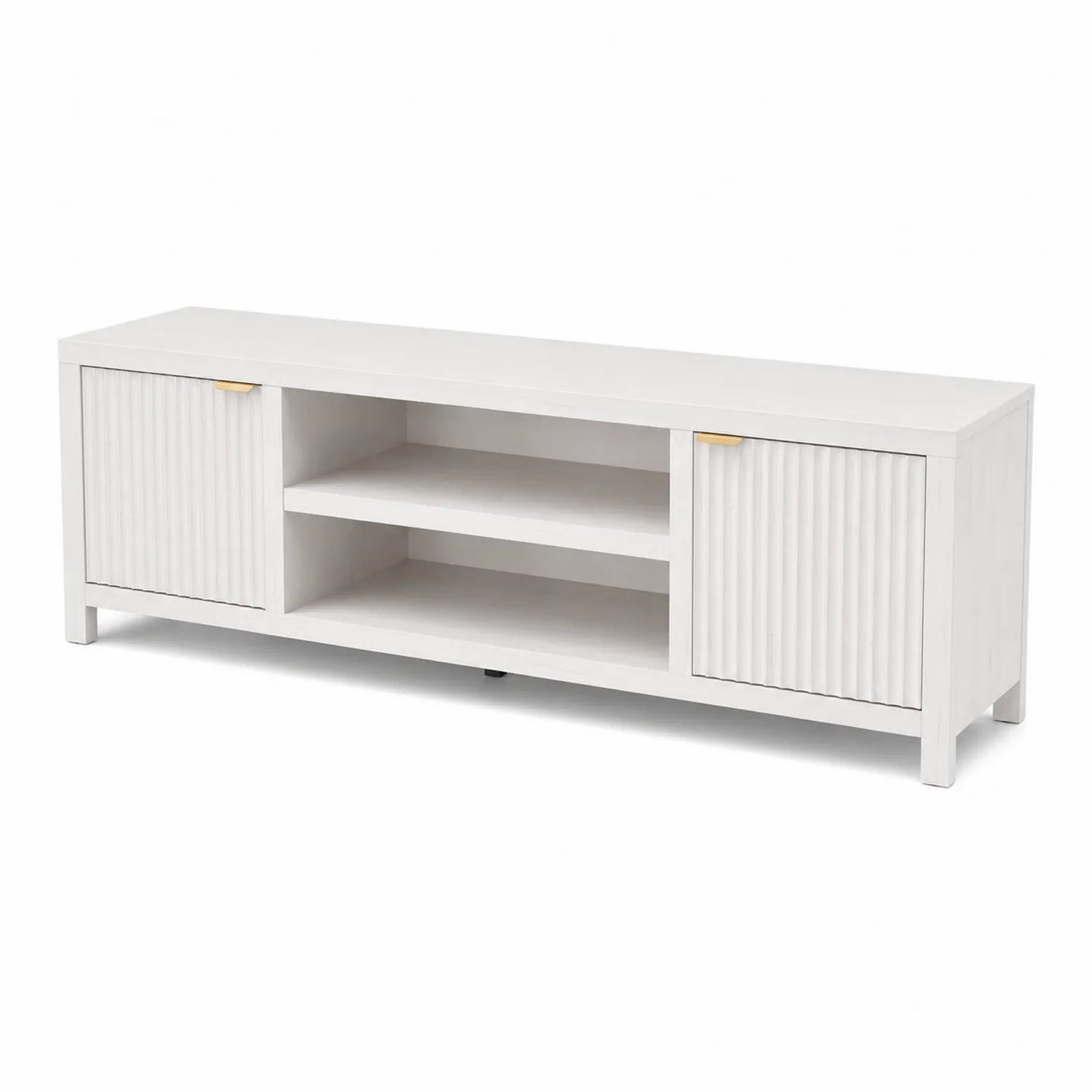 Weißer TV-Schrank Holz 120cm